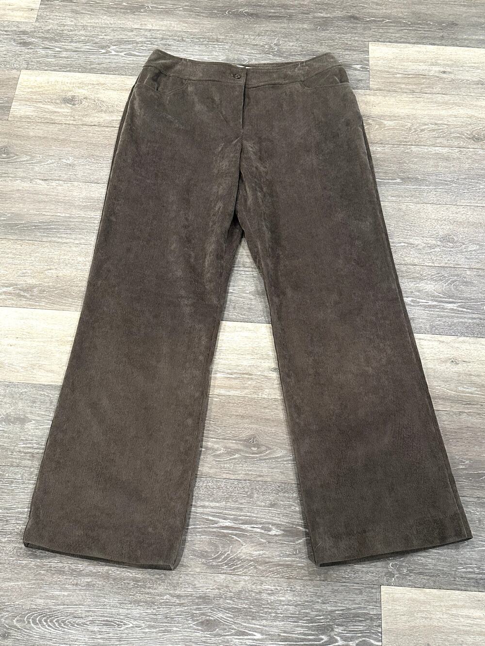 Robert Kitchen Canada Brown Corduroy Pants Size 14